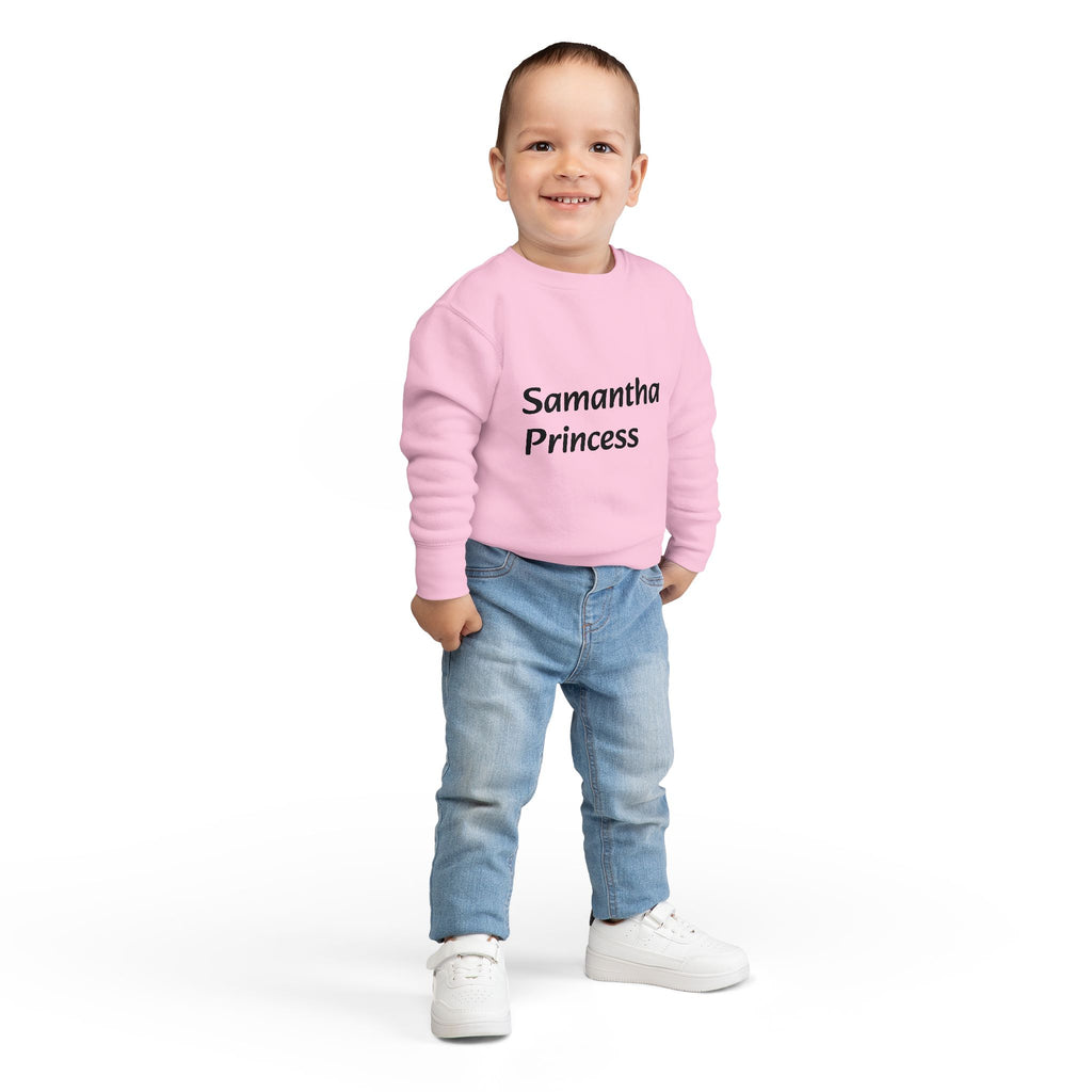 Samantha Princess Personalized Toddler Sweatshirt