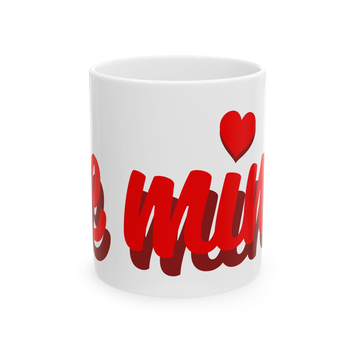 I Love You Heart Ceramic Mug