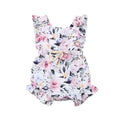Baby Girl Sleeveless Summer Print Romper