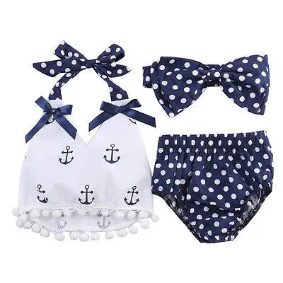 Citgeett Summer 3Pcs/set Infant Baby Girls