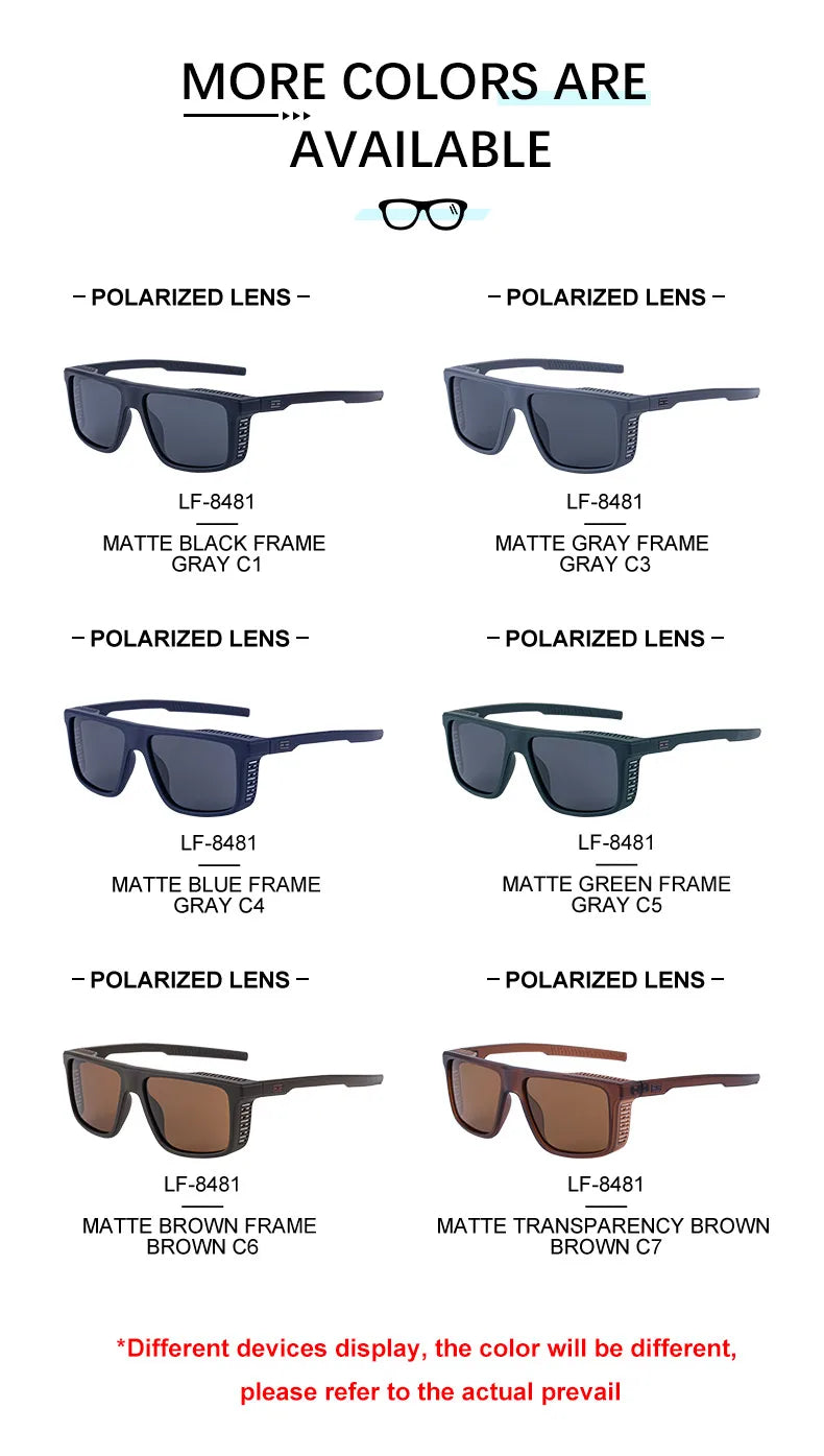 Gafas de sol polarizadas Vintage para hombre, gafas cuadradas de moda 2026, gafas de sol masculinas, gafas de conducción Vintage, gafas deportivas UV400