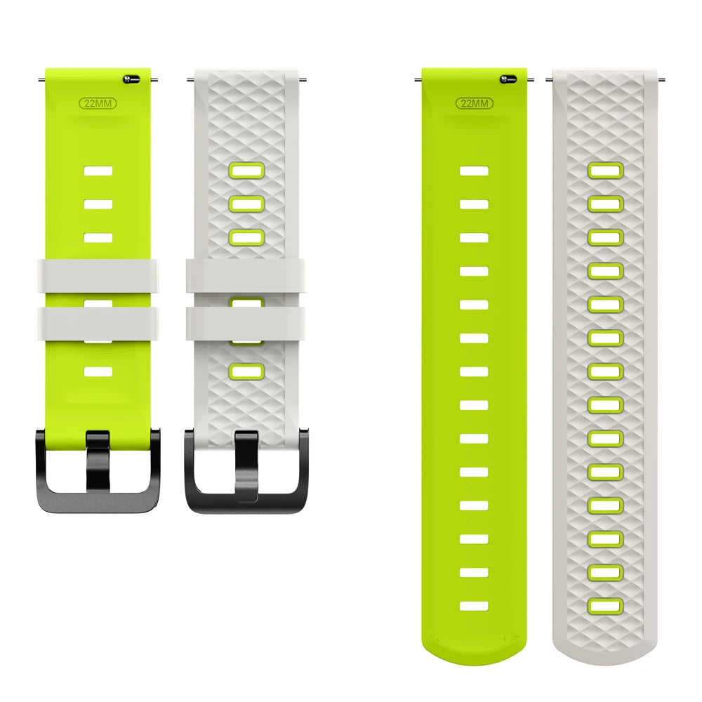Correa deportiva de silicona de 22mm para OnePlus Watch 3 2 2R, pulsera suave de 46mm para OPPO Watch X X2 4 Pro/Mi Watch 2 Pro S4 S3 S1