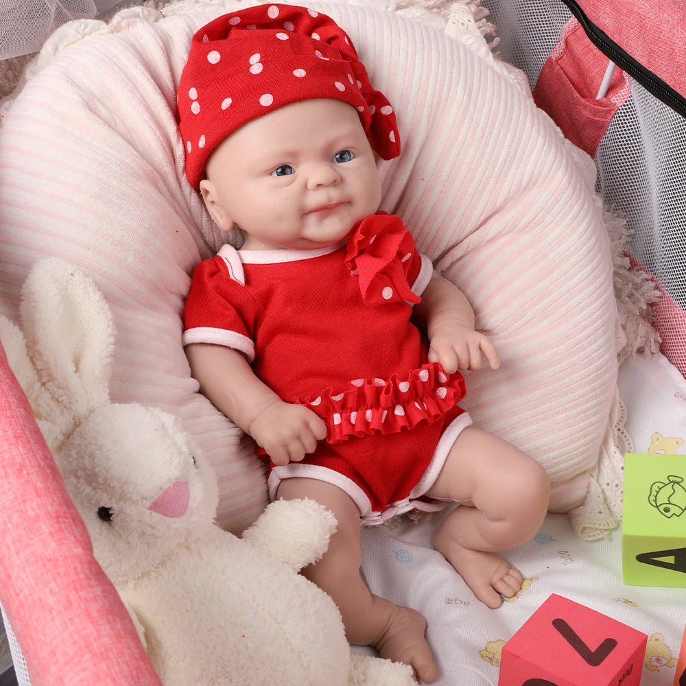 IVITA 14-Inch Full-Silicone Reborn Baby Doll