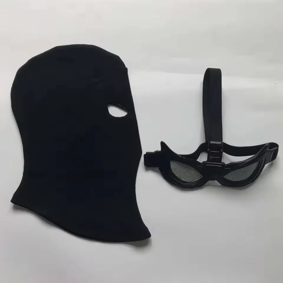 Black Stealth-Style Spider Hero Cosplay Mask