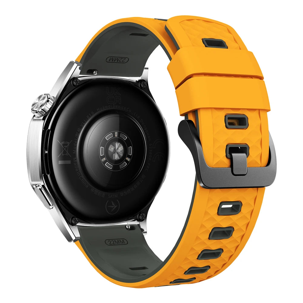 Correa deportiva de silicona de 22mm para OnePlus Watch 3 2 2R, pulsera suave de 46mm para OPPO Watch X X2 4 Pro/Mi Watch 2 Pro S4 S3 S1