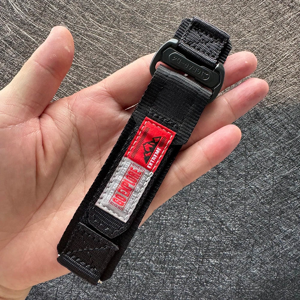 Correa deportiva de nailon de fácil ajuste de 22mm para Huawei Watch GT6 Pro, GT6 GT5 GT4 GT3, pulsera de reloj definitiva de 46mm