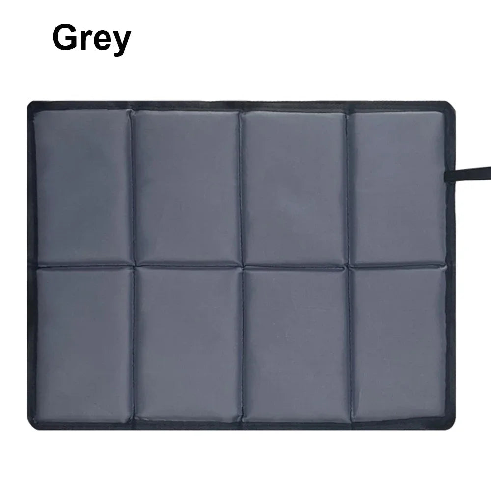 Esterilla plegable portátil para acampar, almohadilla de espuma para sentarse, impermeable, tela Oxford, playa, evita la suciedad, senderismo, Picnic pequeño, asiento al aire libre