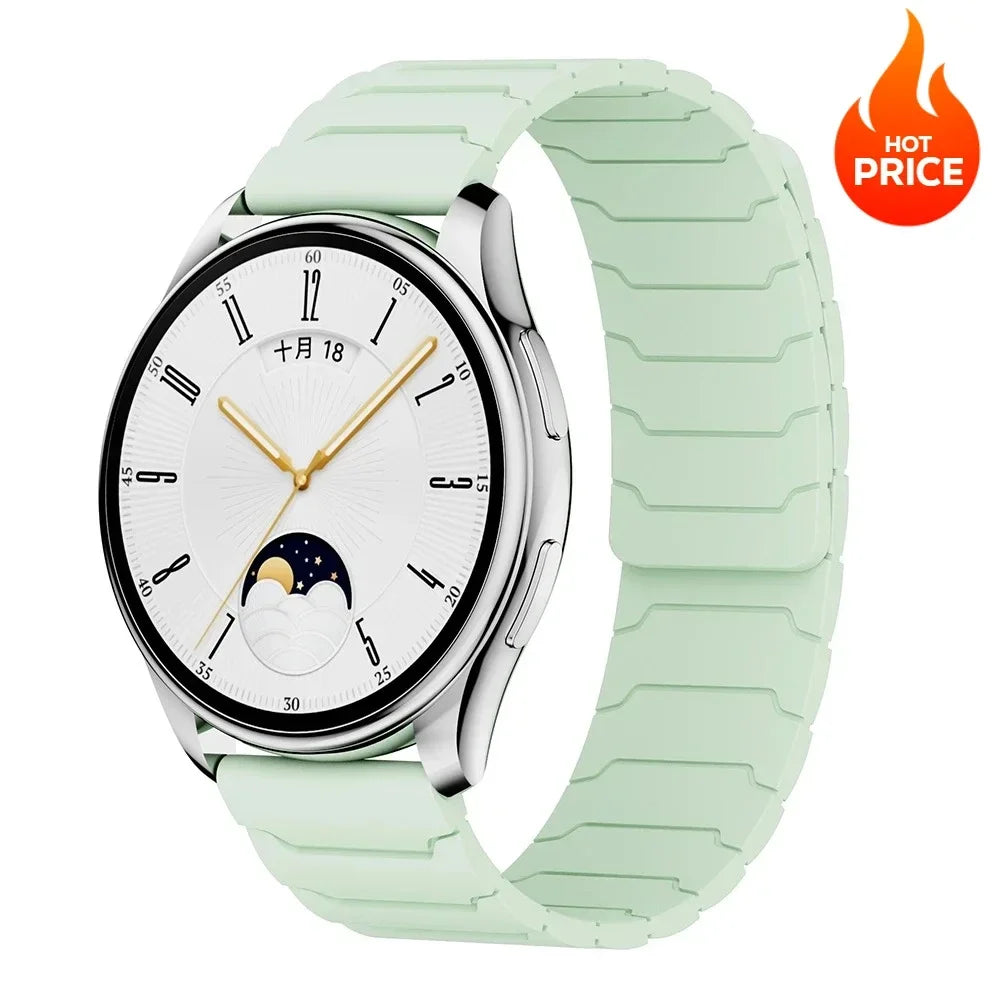 Correa deportiva de silicona magnética de 22mm para reloj inteligente Realme 5, pulsera para reloj Realme S2/Realme S 2 2Pro 3 3 Pro