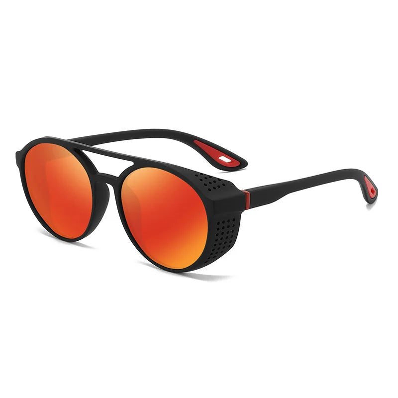 Gafas de Sol Polarizadas para Hombre y Mujer con Protección Lateral UV400, Lentes Espejadas, Gafas Deportivas para Ciclismo al Aire Libre