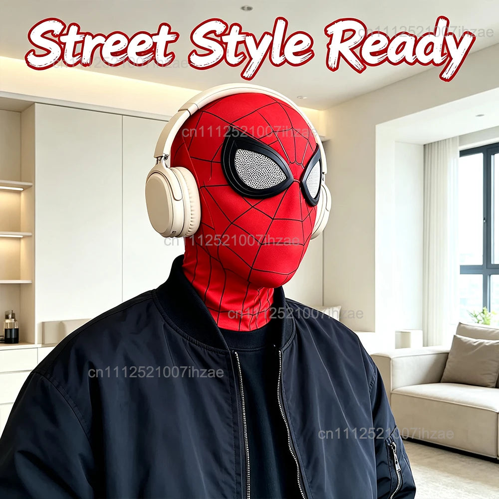 Spider-Man-Inspired Cosplay Mask for Adults