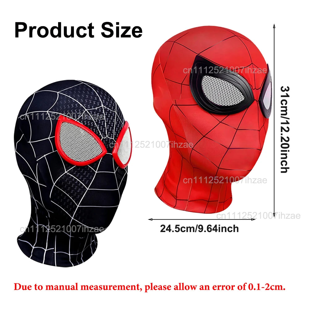 Spider-Man-Inspired Cosplay Mask for Adults