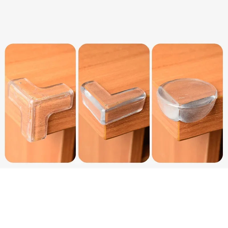 4Pcs/8Pcs/12Pcs Child Baby Safety Silicone Protector Table Corner Edge Protection Cover Children Anticollision Edge & Guards