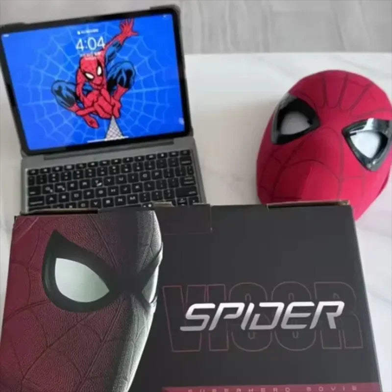 Spider-Man-Inspired Chin-Controlled Cosplay Mask