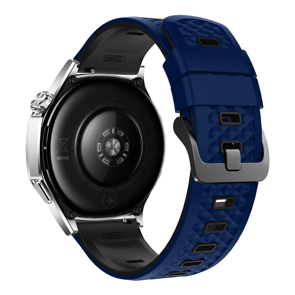 Correa deportiva de silicona de 22mm para OnePlus Watch 3 2 2R, pulsera suave de 46mm para OPPO Watch X X2 4 Pro/Mi Watch 2 Pro S4 S3 S1