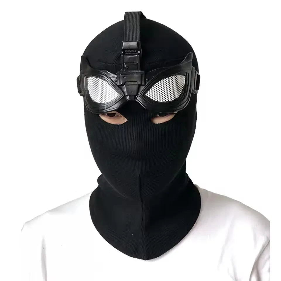 Black Stealth-Style Spider Hero Cosplay Mask