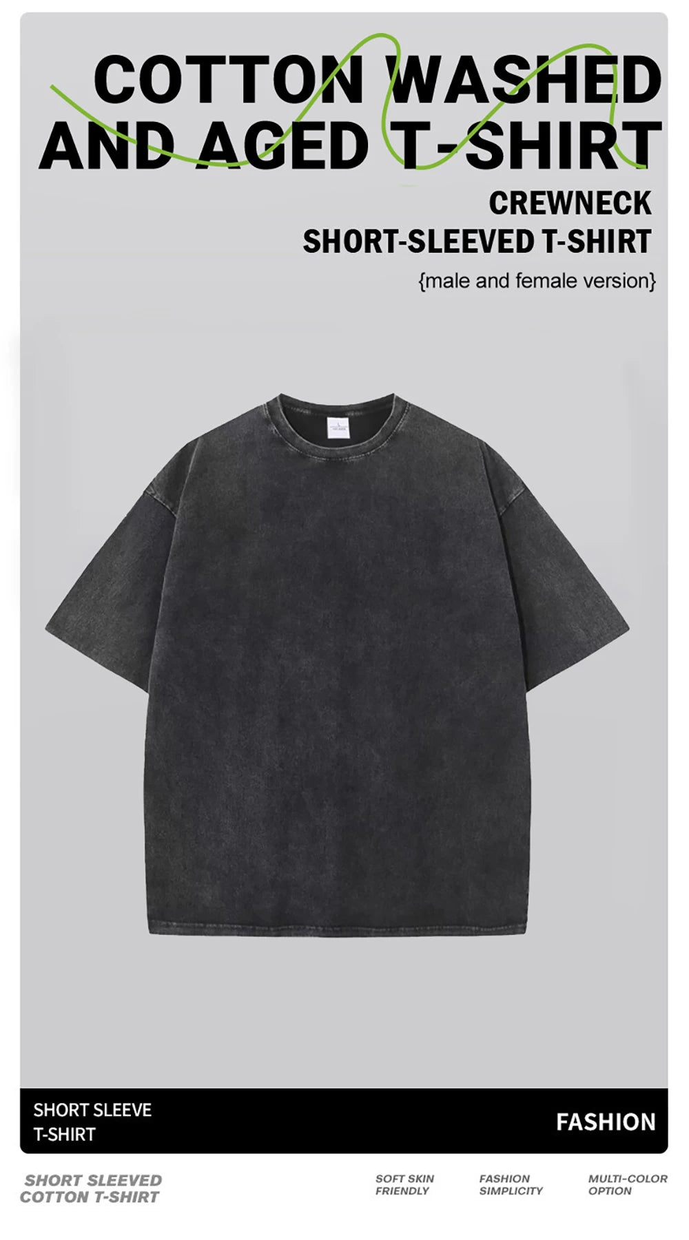 Aquí viene el Apocalipsis Ufo, ropa Retro lavada para hombre, ropa de calle de gran tamaño de calidad, Tops de algodón a la moda, camiseta holgada informal