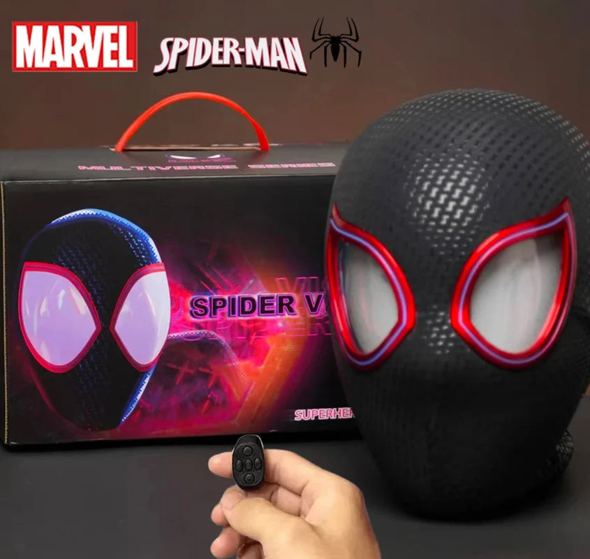 Spider-Man-Inspired Moving-Eye Cosplay Mask