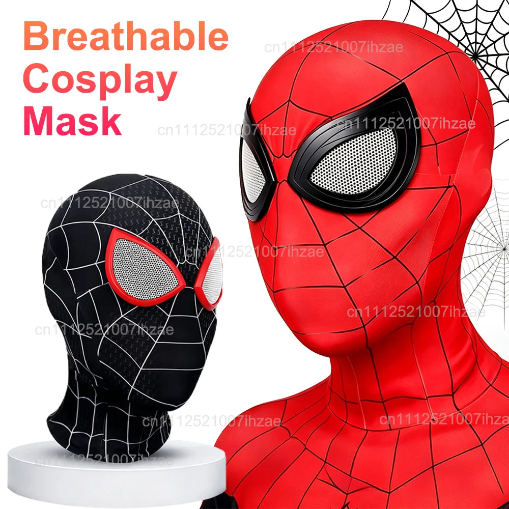 Spider-Man-Inspired Stretch Cosplay Mask for Adults