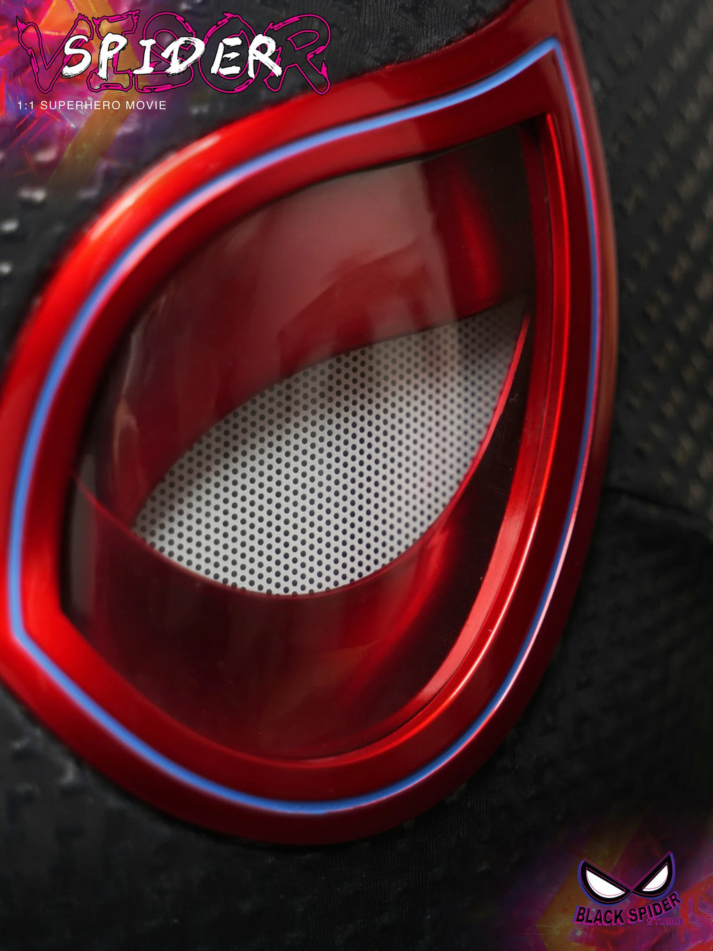 Spider-Man-Inspired Moving-Eye Cosplay Mask
