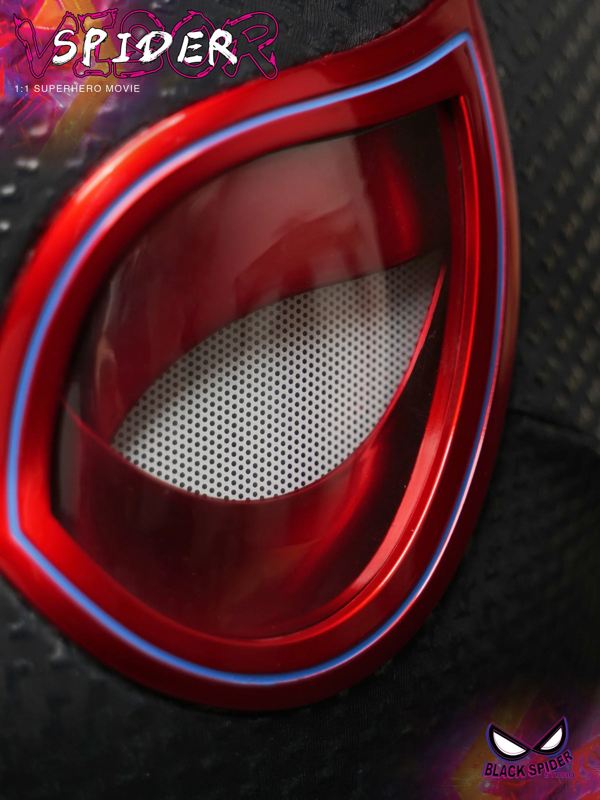 Spider-Man-Inspired Moving-Eye Cosplay Mask