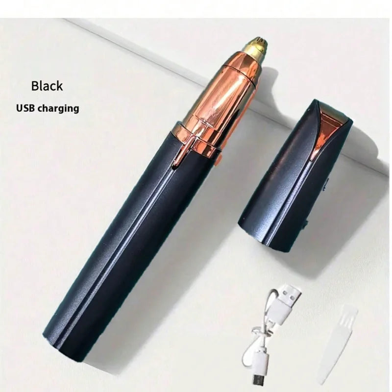 Recortador de cejas eléctrico, depilación de seguridad, depiladora de cejas, cargador USB, Mini afeitadora moldeadora, depilación, belleza indolora