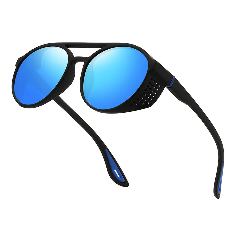 Gafas de Sol Polarizadas para Hombre y Mujer con Protección Lateral UV400, Lentes Espejadas, Gafas Deportivas para Ciclismo al Aire Libre