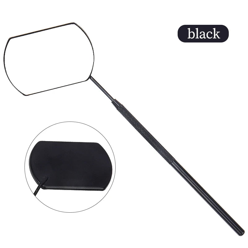 Espejo de pestañas para injerto de pestañas, belleza de aumento, mango largo para comprobar extensiones de pestañas postizas, herramientas de maquillaje, proveedor de espejos