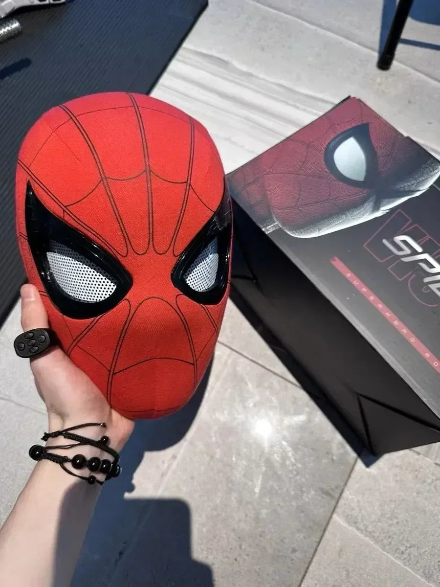 Spider-Man-Inspired Moving-Eye Cosplay Mask