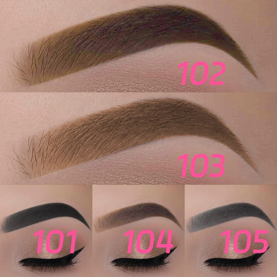 2 in1 Eyebrow pencil professional Cosmetics makeup for women 5 Colors Waterproof Eyebrow Tattoo brush Long Lasting eyebrow pen