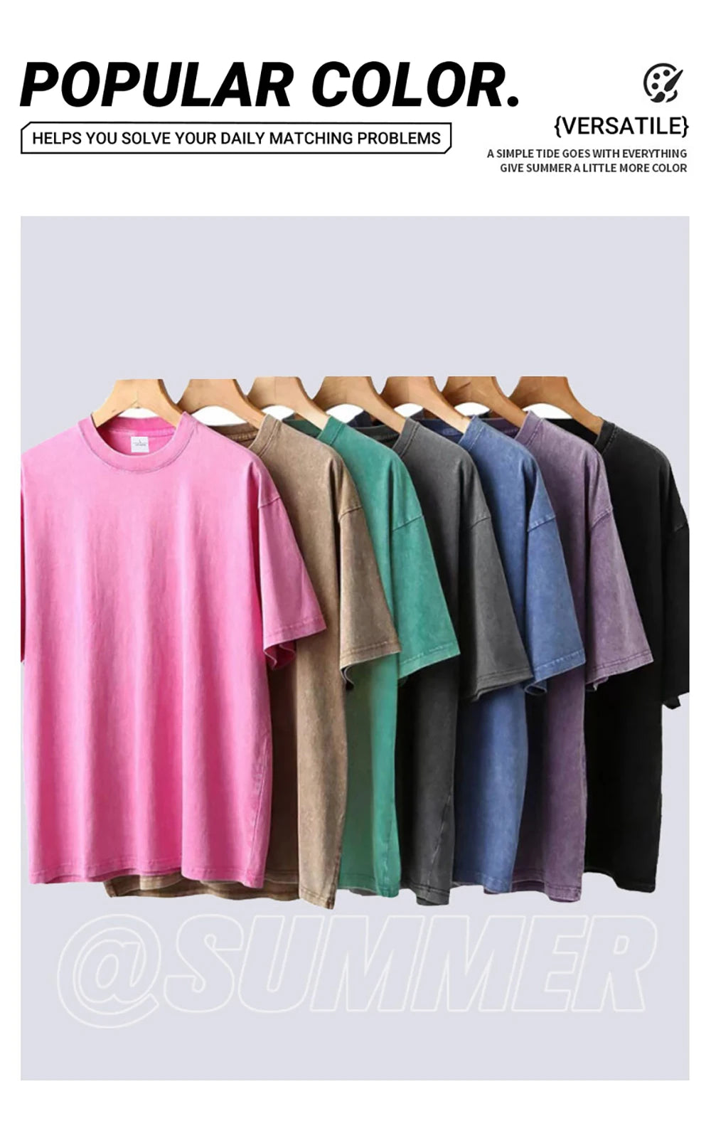 Aquí viene el Apocalipsis Ufo, ropa Retro lavada para hombre, ropa de calle de gran tamaño de calidad, Tops de algodón a la moda, camiseta holgada informal