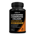 Complejo de Glucosamina y Condroitina con MSM, Suplemento Dietético para el Apoyo de las Articulaciones, Movimiento Cómodo y Formación de Colágeno