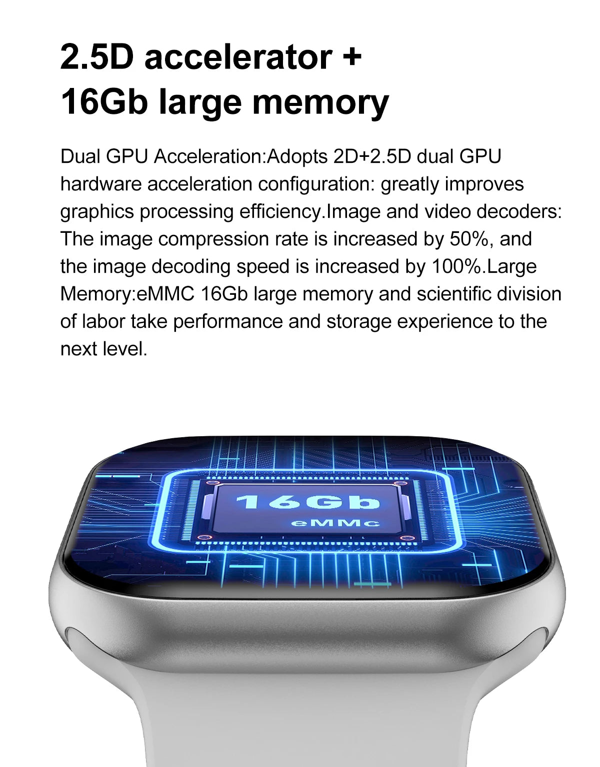 Nuevo reloj inteligente DT 10 con memoria grande de 16GB NFC, brújula de visión estéreo 3D, modo Muiti-Sport, reloj inteligente resistente al agua con llamadas Bluetooth