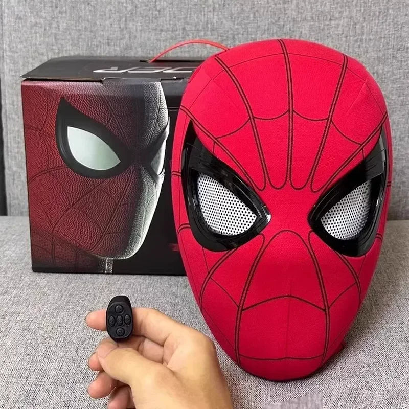 Spider-Man-Inspired Moving-Eye Cosplay Mask