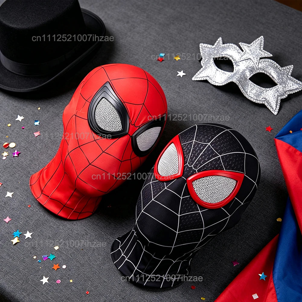 Spider-Man-Inspired Cosplay Mask for Adults