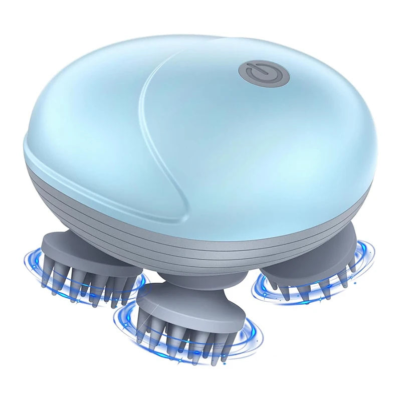Masajeador Eléctrico para Cuero Cabelludo, Dispositivo Vibrador y Amasador para el Cuidado de la Salud, Masaje de Tejido Profundo para Hombros, Cuello, Piernas, Brazos, Masajeador para Mascotas