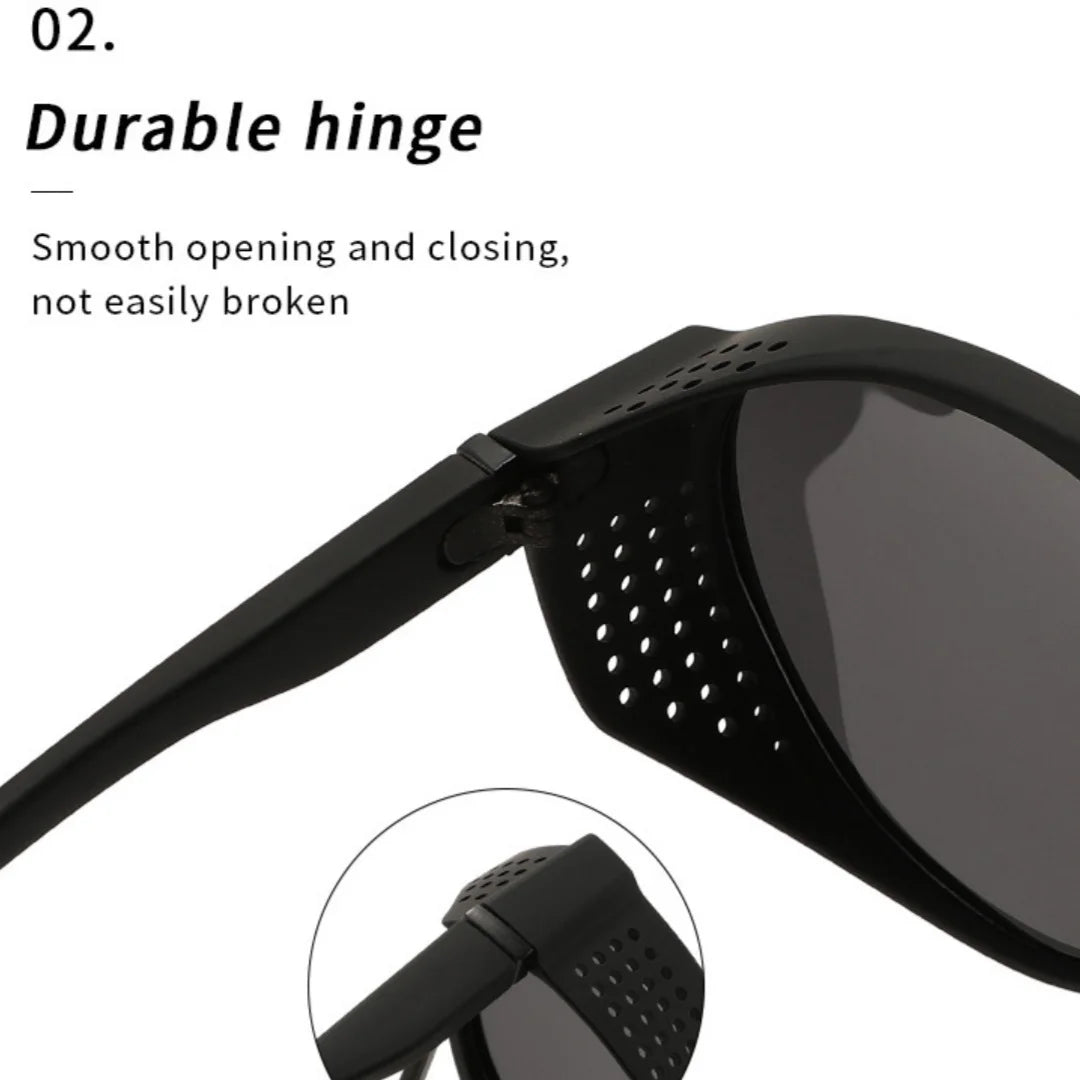 Gafas de Sol Polarizadas para Hombre y Mujer con Protección Lateral UV400, Lentes Espejadas, Gafas Deportivas para Ciclismo al Aire Libre