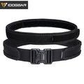 IDOGEAR-Cinturón táctico MOLLE de 2 ", cinturón MOLLE de liberación rápida con interior exterior ajustable para hombres, deportes al aire libre Airsoft 3444