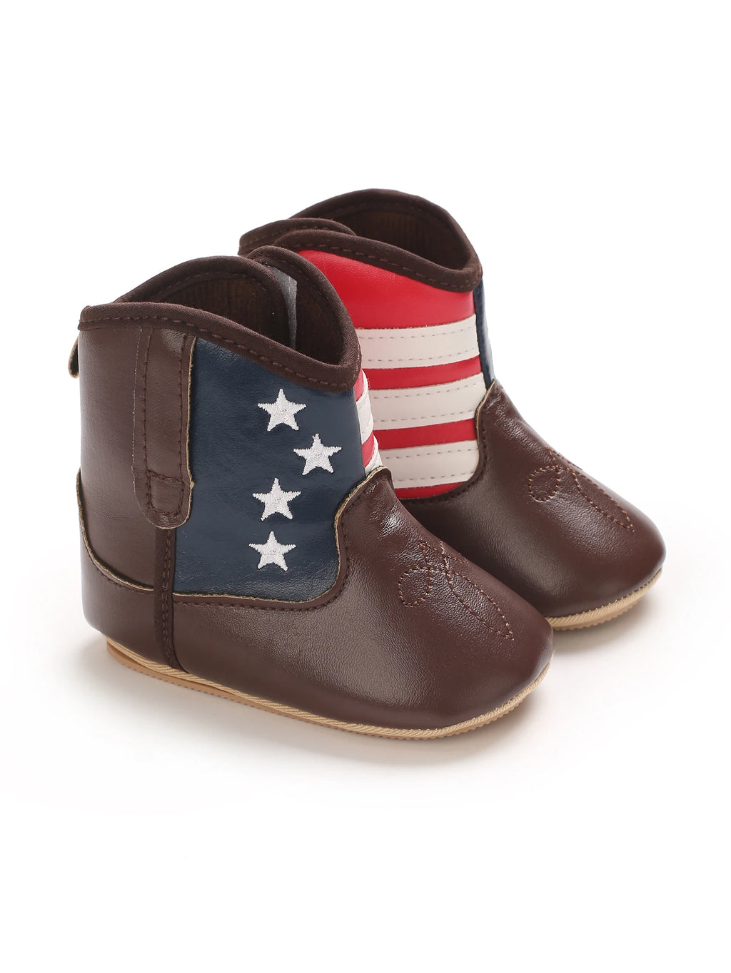 Baby Cowboy Boots - Western Style | Soft soled First Walking Shoes for Newborns and Preschoolers