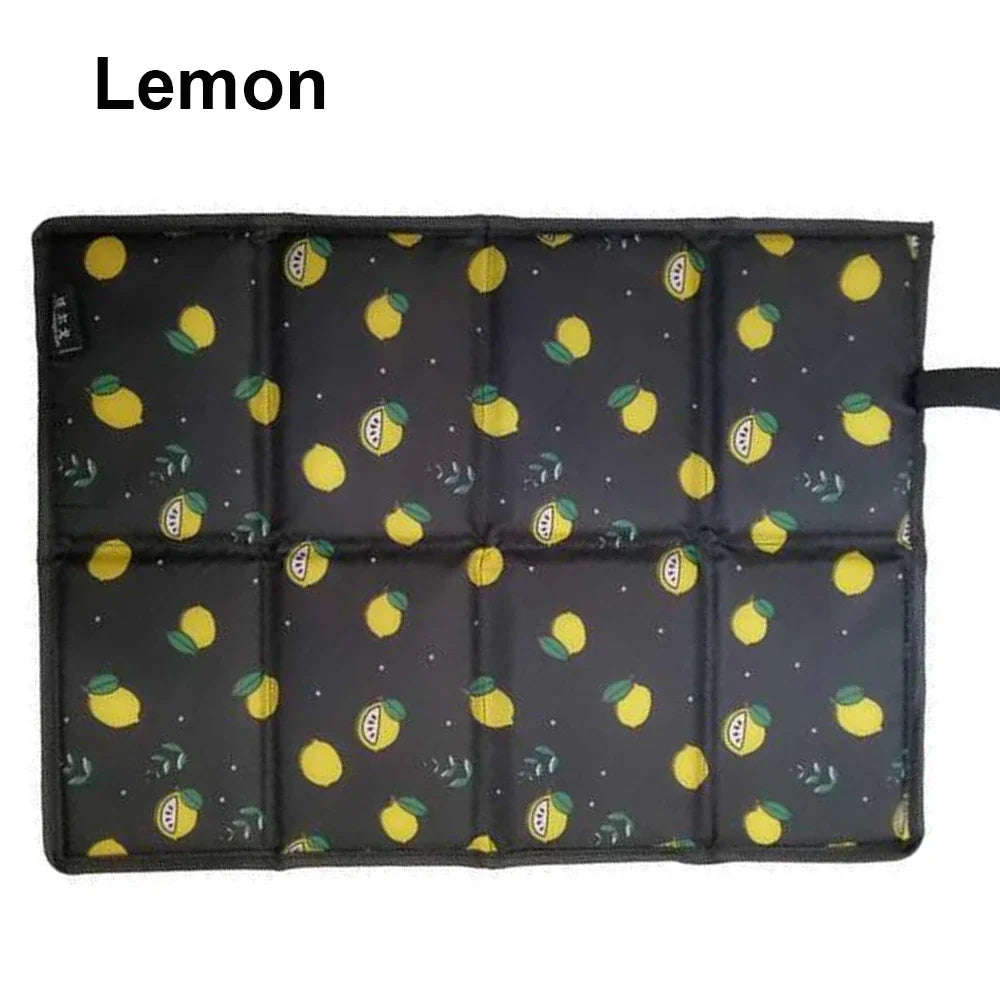 Esterilla plegable portátil para acampar, almohadilla de espuma para sentarse, impermeable, tela Oxford, playa, evita la suciedad, senderismo, Picnic pequeño, asiento al aire libre