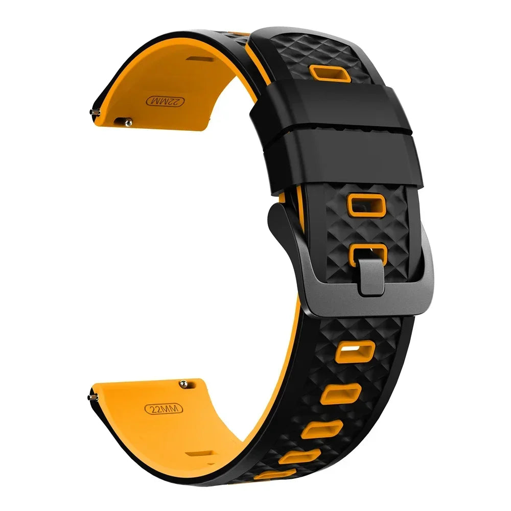 Correa deportiva de silicona de 22mm para OnePlus Watch 3 2 2R, pulsera suave de 46mm para OPPO Watch X X2 4 Pro/Mi Watch 2 Pro S4 S3 S1