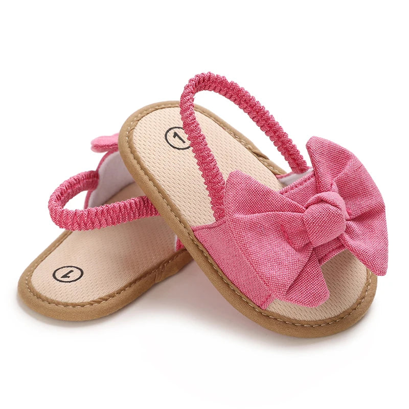 VALEN SINA 0-18M Newborn Girls Summer Shoes Sandals First Walkers Newborn Shoes Casual Soft Sole Sandals Preschool Shoes