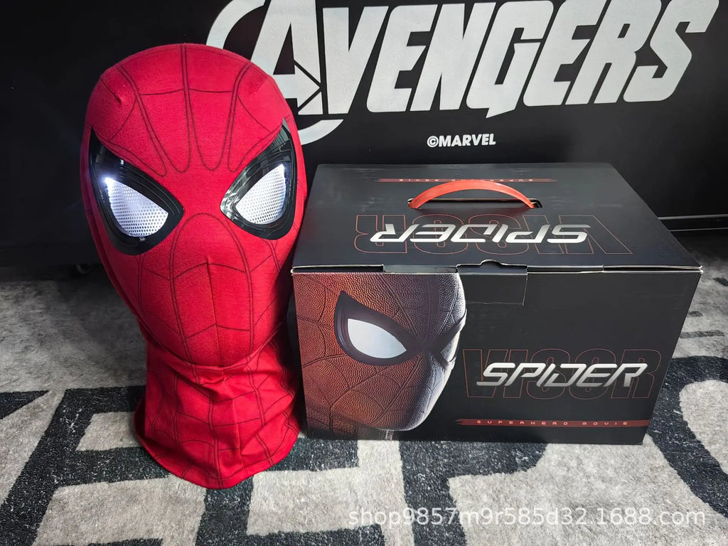Spider-Man-Inspired Moving-Eye Cosplay Mask