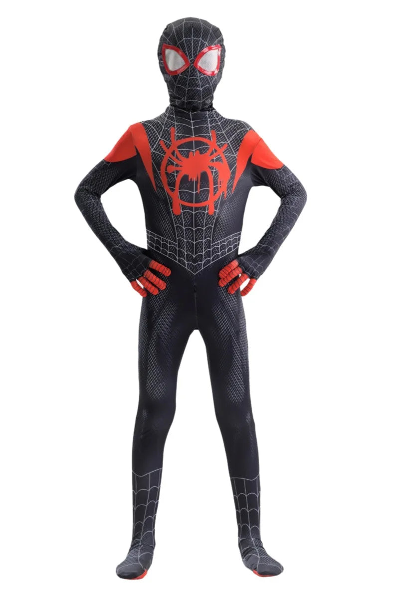Miles Morales-Inspired Halloween Cosplay Suit