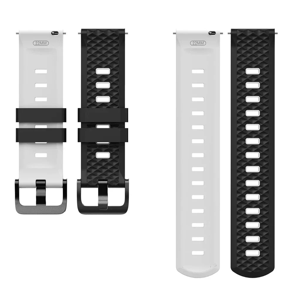 Correa deportiva de silicona de 22mm para OnePlus Watch 3 2 2R, pulsera suave de 46mm para OPPO Watch X X2 4 Pro/Mi Watch 2 Pro S4 S3 S1