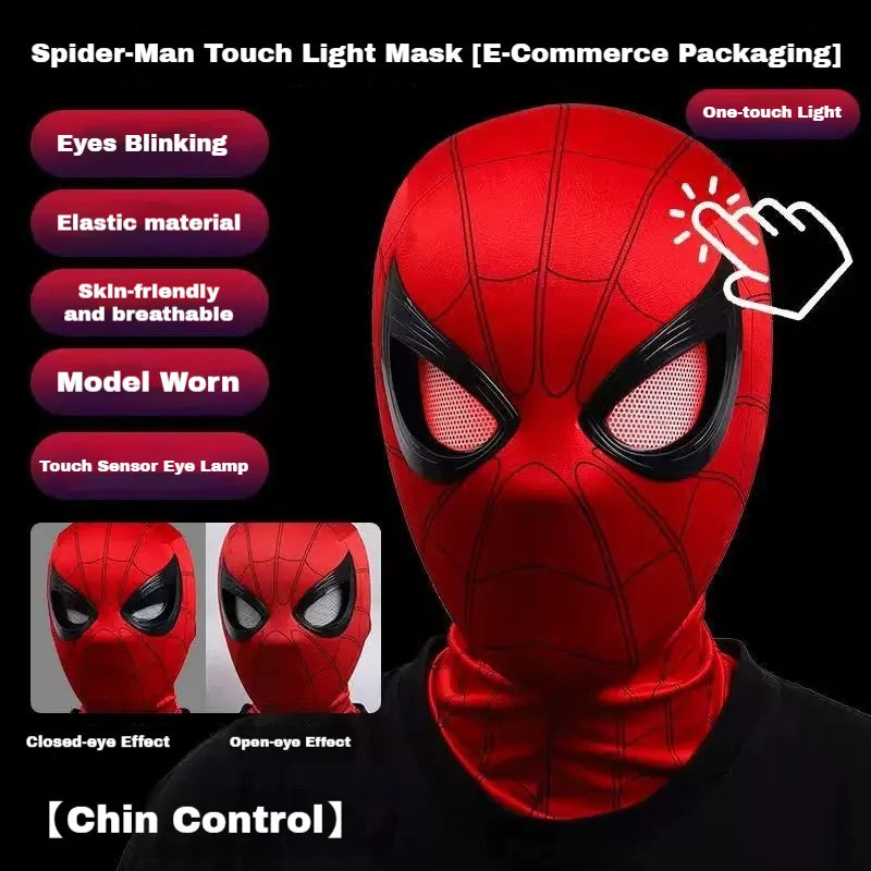 Spider-Man-Inspired Moving-Eye Cosplay Mask