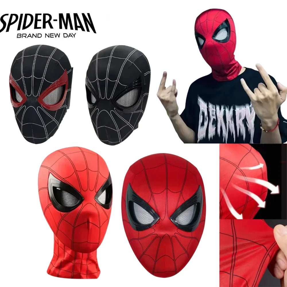 Spider-Man-Inspired Chin-Controlled Cosplay Mask
