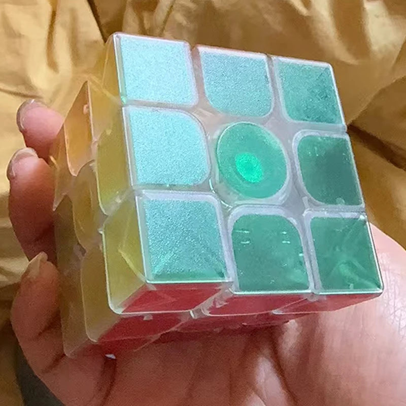 Transparent Cube 3x3x3 Fast Smooth Turning Educational Brain Teaser Toys for Kids Boys Girls Cubo Mágico кубик рубик