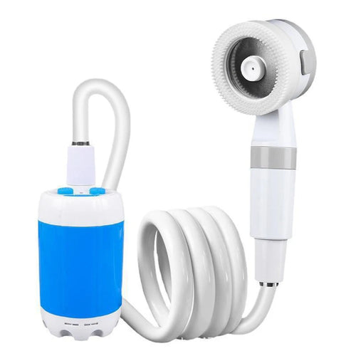 Bomba de ducha portátil para acampar con pantalla Digital, bomba de ducha eléctrica recargable mejorada de 4000mAh, para acampar, dormitorio en la playa