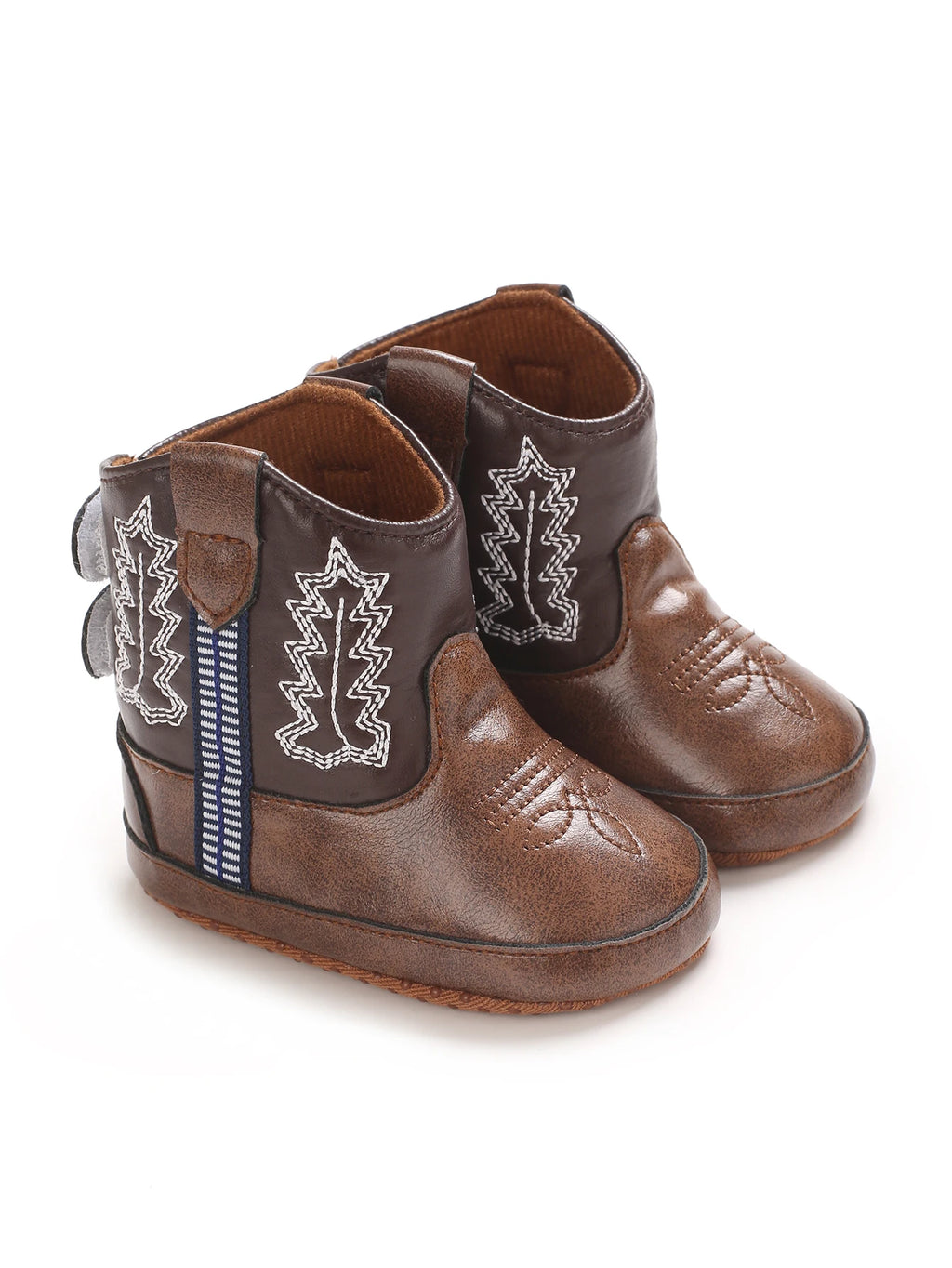 Baby Cowboy Boots - Western Style | Soft soled First Walking Shoes for Newborns and Preschoolers
