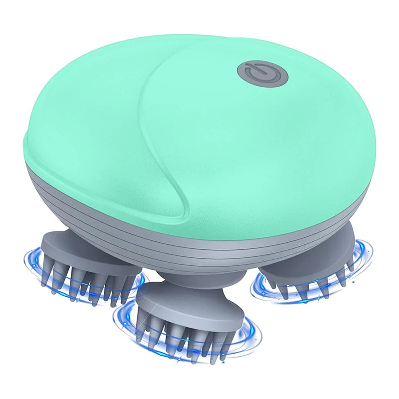 Masajeador Eléctrico para Cuero Cabelludo, Dispositivo Vibrador y Amasador para el Cuidado de la Salud, Masaje de Tejido Profundo para Hombros, Cuello, Piernas, Brazos, Masajeador para Mascotas
